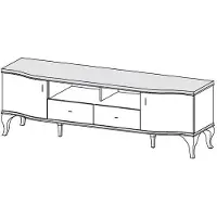 Xl Moebel Gmbh Designer RTV TV Anrichte Kommode Side Low Board Schrank Zimmer Regal Luxus Wohn
