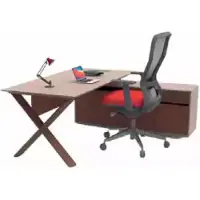 AEA Schreibtisch Büromöbel Cheftisch Holzmöbel Designer Schreibarbeitsplatz