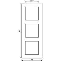 Albrecht Jung GmbH & Co. KG JUNG A5583BFSWM, Kunststoff, JUNG, Leere Platte, 1 Stück(e)