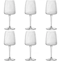 Bormioli Rocco 6x Weißweingläser, Serie Exclusiva, 0,374 Liter