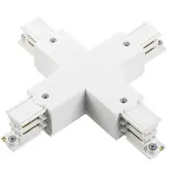 Global X-Verbinder 3-Phasen Stromschiene Noa, weiß