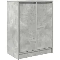 vidaXL Sideboard Betongrau 57x34x76 cm Holzwerkstoff