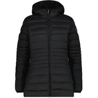 CMP Damen lange Kapuzenjacke mit Reißverschluss Sorona Aura