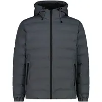 CMP Man Jacket Fix Hood Grey 58