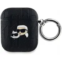 Karl Lagerfeld PolyurethanEmbossed Karl And Choupette Heads Airpods 1/2 Hülle One Size