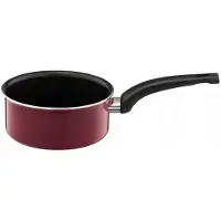 Emalia Olkusz Emaille-Topf 1,2 l 16 cm Bordeauxrot