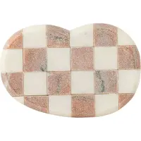 Bloomingville Petrea Rose Marble Tablett