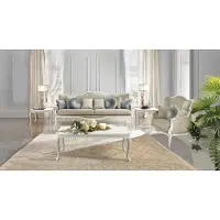 AEA Klassische Couchtisch Beistelltisch Sofa Wohnzimmer Tisch Möbel Barock Rokoko