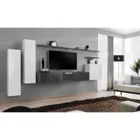 Xl Moebel Gmbh Set 7 tlg Wohnzimmer TV-Ständer Schrank Wandschrank Wohnwände Holz Modern Möbel