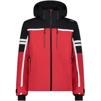 CMP MAN Ski Jacket Zip Hood ferrari (C580) 46