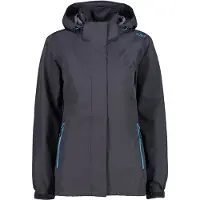 CMP Damen Jacke Jacket Zip Hood Grau 50