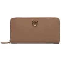 Pinko Geldbörse Ryder Zip Around Ginger Biscuit - Antique Gold taupe