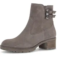 Gabor Stiefelette Blockabsatz, Boots mit praktischem Reißverschluss, G-Weite
