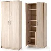 Pressiode Mehrzweckschrank Kleiderschrank Kommode Stauraumkommode Sonoma 180cm