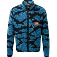 Sherpa - Tarcho Printed Full Zip Fleece - Fleecejacke Gr M blau