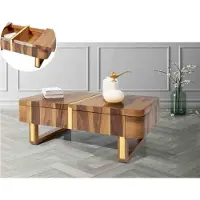 AEA Wohnzimmer Holz Tische Beistell Luxus Stil Tisch Couchtisch Beistelltisch