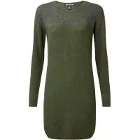 Sherpa - Women's Maya Texture Dress - Kleid Gr S oliv
