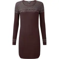 Sherpa - Women's Maya Texture Dress - Kleid Gr M braun