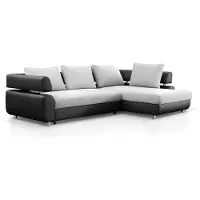 AEA Ecksofa Wohnlandschaft + Bettfunktion Sofa Ecksofa Couch Ecke Polster Garnitur