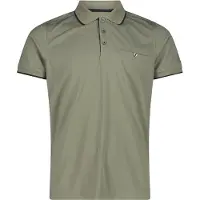 CMP Polohemd Salbeigrün Größe 58 Schnelltrocknend UV-Schutz kurzärmelig