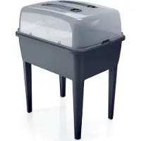 Nabbi Kunststoffdampfer auf Beinen DREP770W 77 cm - Anthrazit