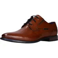 Bugatti Herren Oxford-Schuhe 312AFY111100-6300 Weite Breit Schnürung Leder Cogna