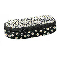 BeUniq FLOWERS Federmäppchen Blumen Schwarz-Weiß
