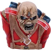 Ginza.se Iron Maiden The Trooper Bust 12 cm, Rot, Lizenzprodukt,