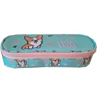 St. Majewski Federmäppchen CUTE CORGI mit Klappe ohne Inhalt