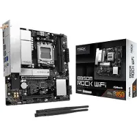 Asrock B850M Rock WiFi, AMD, Sockel AM5, AMD Ryzen 7000 Series, AMD Ryzen 8000 Series, AMD Ryzen 9000 Series, DDR5-SDRAM, 128 GB, DIMM