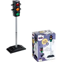 Klein Ampel | Batteriebetriebene Verkehrsampel mit manuellem oder automatischem Ampelzyklus | Maße: 27 cm x 12,5 cm x 72,5 cm hoch | Spielzeug für Kinder ab 3 Jahren