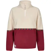 Iriedaily - Women's Holina Fleece Troyer - Fleecepullover Gr XS beige/rot