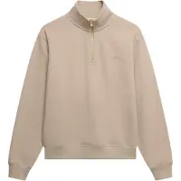 Superdry für Damen. W2012666A Essential Logo Sweatshirt grün (XS), Lässig, Baumwolle, Taupe