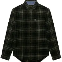 Superdry für Herren. M4011197A Grünes Cotton Lumberjack Hemd (XXL), Lässig, Baumwolle, Langarm