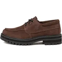 Timberland für Herren. TB0A42KGW071 Britton Drive Lederschuhe braun (43), Wohnung, Schnürsenkel, Lässig
