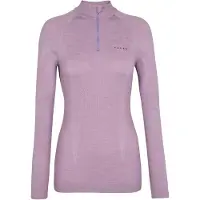 Falke Damen Langarmshirt Wool-Tech, S, Lila, Uni, Schurwolle