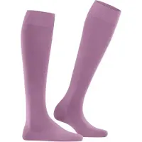 Falke Softmerino Damen Kniestrümpfe, 37-38, Rosa, Uni, Schurwolle