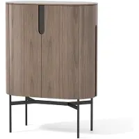Furnlux Classic FURNLUX Sideboard Silario Braun Und Schwarz 95 Cm / Hauptfarbe: Braun / Abmessungen: 95 x 130 x 50