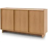 Furnlux Classic FURNLUX Sideboard Yasumi Braun 147 Cm / Hauptfarbe: Braun / Abmessungen: 147 x 82 x 39