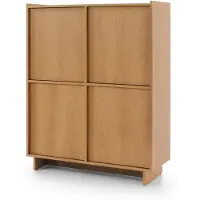 Furnlux Classic FURNLUX Sideboard Yasumi Braun 98 Cm / Hauptfarbe: Braun / Abmessungen: 98 x 124 x 39