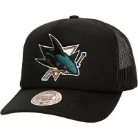 Fanatics Mitchell & Ness Evergreen Trucker - San Jose Sharks - Black