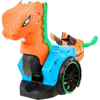 Hot Wheels Monster Trucks Let’s Race Slither ‘N Strike RC und 1 Spielzeugauto, akkubetriebenes Fahrzeug mit Fernbedienung, Fahrzeug, 5 Jahr(e), Kunststoff, Mehrfarbig