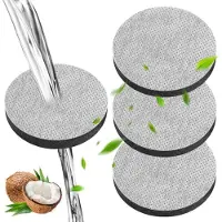 OFFCUP Wasserfilter MicroDisc 4er-Pack für Brita Fill & Go, reduziert Chlor & Geschmacksstoffe