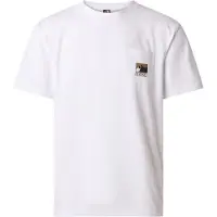 The North Face Mens Mountain Logo RLX Softshell Tee-graphic tnf white (FN4) XS