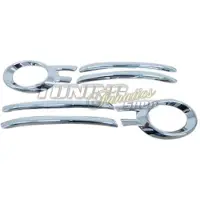Simply NetTrade Nebelscheinwerfer Umrandung Rahmen Blenden SET für Audi Q5 chrom NSW