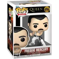 Funko POP! Queen-pop Freddy Mercury White Singlet Figur