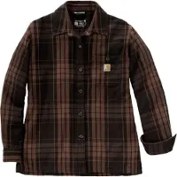 Carhartt Tencel Fiber Series Loose Fit Twill Plaid Shirt black (N04) M REG