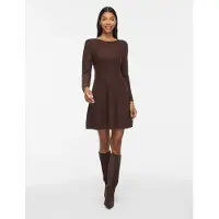 Vila Vivaluni Kurzes Strickkleid