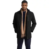 Bugatti Kurzjacke "wasserabweisend", Herren, Gr. 58, schwarz, 100% Polyester, unifarben, regular fit, normaler Saum, Jacken Kurzjacke, für das ganze Jahr