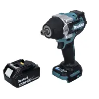 Makita DTW 701 G1 Akku Schlagschrauber 18 V 700 Nm 1/2" XPT Brushless + 1x Akku 6,0 Ah - ohne Ladegerät